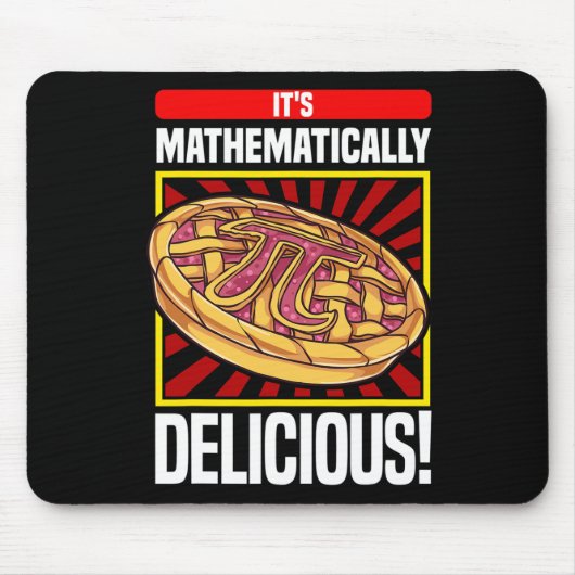 Pi Day Wiskunde Lover Apple Pie Muismat (Voorkant)