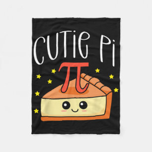 Pi Day Wiskunde Lover-student 3.14 Cutie Pie Fleece Deken