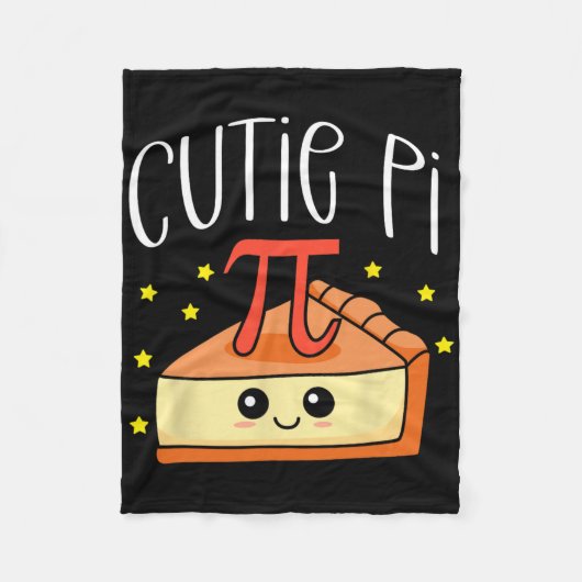 Pi Day Wiskunde Lover-student 3.14 Cutie Pie Fleece Deken (Voorkant)