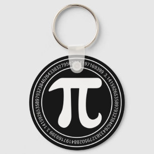 Pi Day Wiskunde Ronde Sleutelhanger
