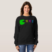 Pi Day Wiskunde Science Ate Pi Symbol Color Trui (Voorkant volledig)