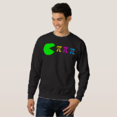 Pi Day Wiskunde Science Ate Pi Symbol Color Trui (Voorkant volledig)
