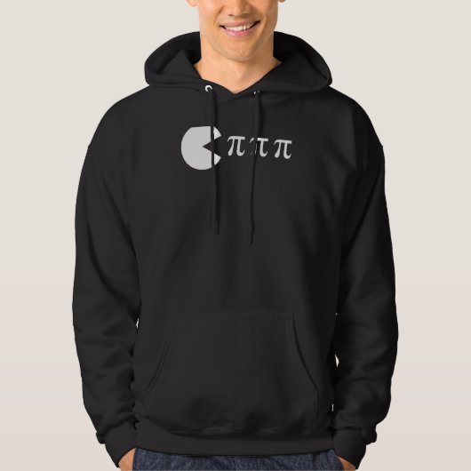 Pi Day Wiskunde Science Ate Pi Symbol Hoodie (Voorkant)