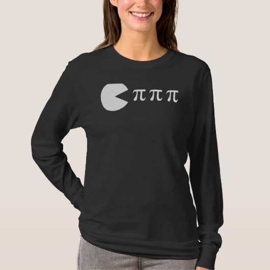 Pi Day Wiskunde Science Ate Pi Symbol T-shirt (Voorkant)