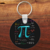 Pi Day Wiskunde vergelijking mathematisch lerarens Sleutelhanger (Voorkant)