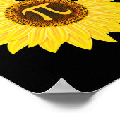 Pi Day Zonnebloem - 3.14 - Wiskunde Docent - Pi Nu Poster (Hoek)