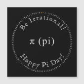 Pi, de irrationele wiskundige constante magnetisch (Voorkant)