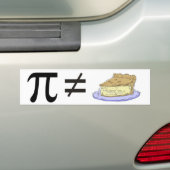 pi-do-not-equal-pi bumpersticker (Op auto)
