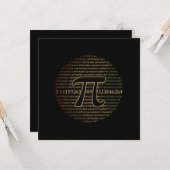  pi-eclips-Wenskaart Kaart (Voorkant / Achterkant in situ)