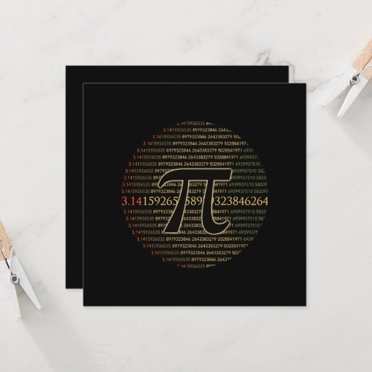  pi-eclips-Wenskaart Kaart (Voorkant / Achterkant in situ)