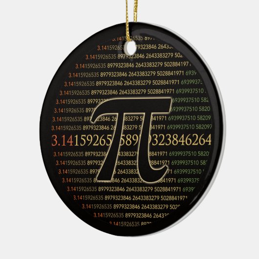 Pi Eclipse Keramisch Ornament (Links)