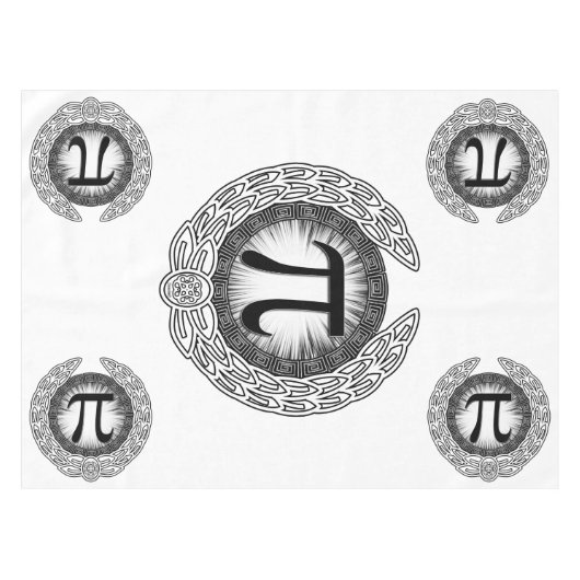 PI Embleem Tafelkleed (Voorkant (Horizontaal))