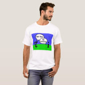 pi en denkbeeldig getal - realisme , wees rationee t-shirt (Voorkant volledig)