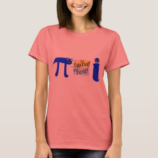 Pi- en maginaire nummertoetsen omlaag t-shirt