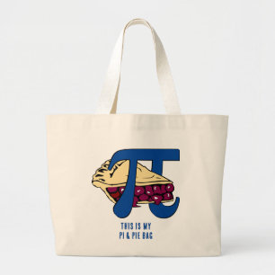 Pi en Pie Dag Grote Tote Bag