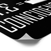 Pi Equals Pie 3.14 Equals Pie Coincidentie Poster (Hoek)