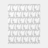 Pi Fleece Deken (Voorkant)