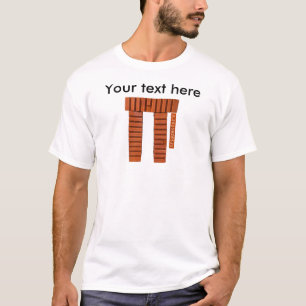PI - fundamentele bron van Wiskunde T-shirt