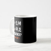 Pi Funny Pie Shirt Dames Koffiemok (Voorkant links)