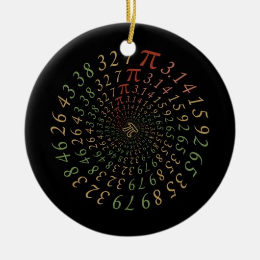Pi Galaxy-Ornament Keramisch Ornament (Voorkant)