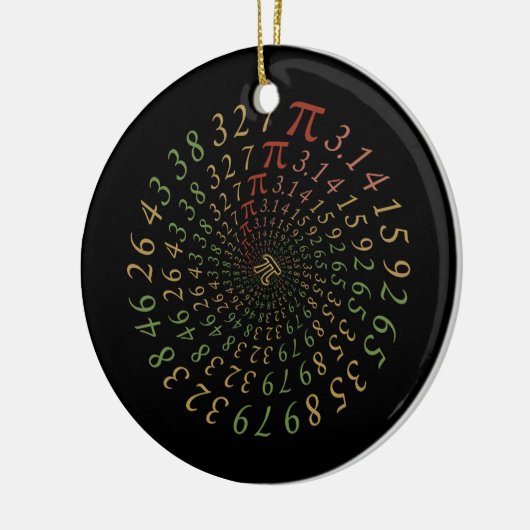 Pi Galaxy-Ornament Keramisch Ornament (Links)