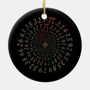 Pi Galaxy-Ornament Keramisch Ornament