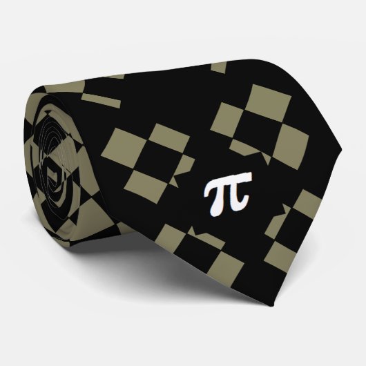 Pi Geeky Wiskunde Science Physics STEM CricketDian Stropdas (Opgerold)