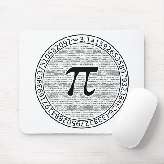 pi-grafische mousepad muismat (Met muis)