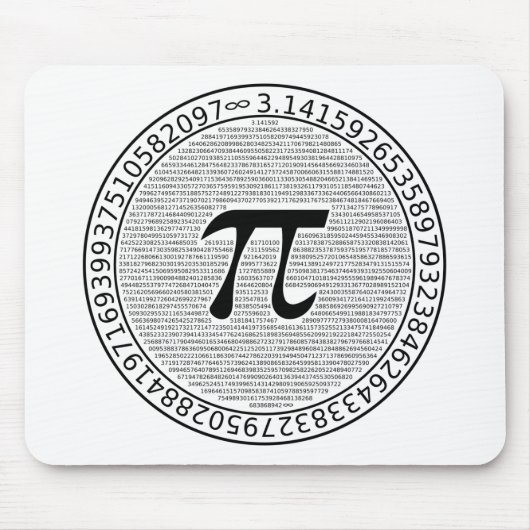 pi-grafische mousepad muismat (Voorkant)