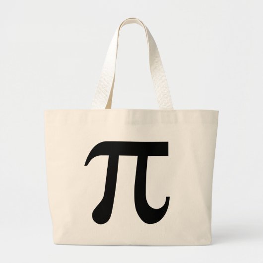 Pi Grote Tote Bag (Voorkant)