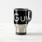 Pi Guy Commuter Coffee blauwe Mok Wiskunde STEM ne (Voorkant rechts)