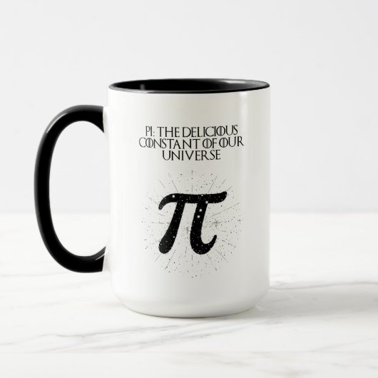 Pi Heerlijke Constante Van Ons Universum Wiskunde Mok (Links)