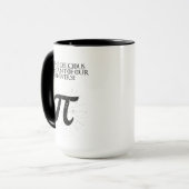 Pi Heerlijke Constante Van Ons Universum Wiskunde Mok (Voorkant links)