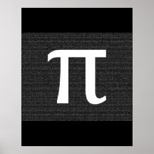 PI - Het irrationele wiskundige constante Poster