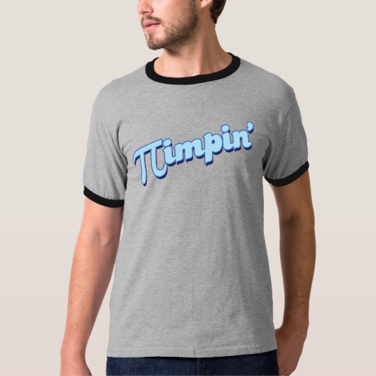 Pi-impin' (blauw) t-shirt (Voorkant)