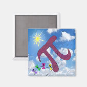 Pi in de lucht-magneet magneet (Voorkant / Achterkant)