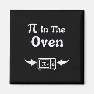 Pi In De Oven Pi-dag Zwangerschapsaankondiging Doo Magneet