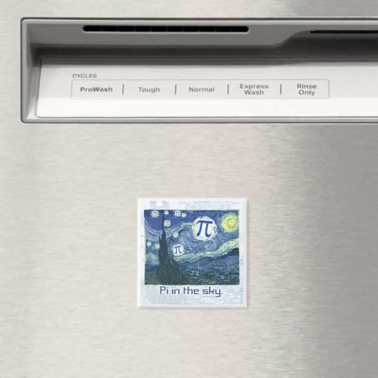 Pi in de Sky Gift Ideeën Magneet (Insitu (Vaatwasser))