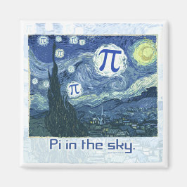 Pi in de Sky Gift Ideeën Magneet