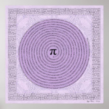 Pi in een Wiskunde van spiraalvormig ~ als kunst
