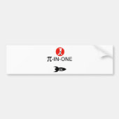 PI-IN-ONE-olie Bumpersticker (Voorkant)