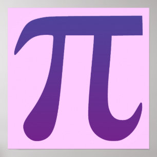Pi in Paars Poster
