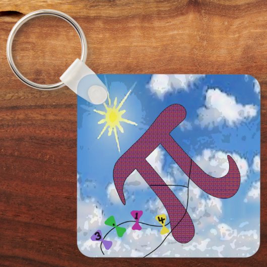 Pi in the Sky Keychain (Voorkant)