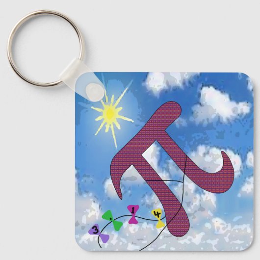 Pi in the Sky-sleutelhanger Sleutelhanger (Voorkant)