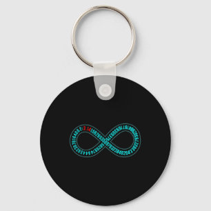 Pi Infinity Pi Day Lover Wiskunde Docent Wiskunde Sleutelhanger
