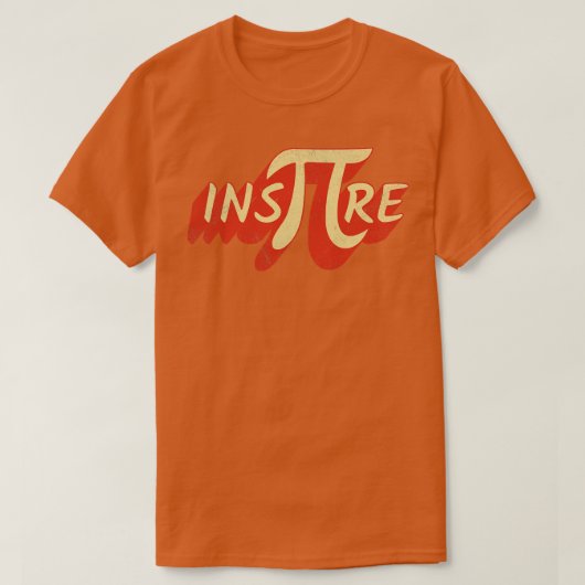 PI inspireert Wiskunde motivatie T-shirt (Design voorkant)