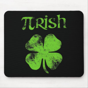 Pi Irish St Patrick's Day Pi 3.14 Pi Day Irish Mat Muismat