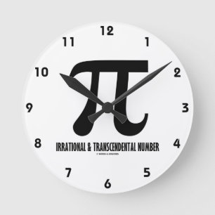 Pi irrationeel en transcendentaal nummer (Wiskunde Ronde Klok