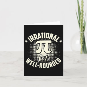 PI Irrationele maar goed afgeronde wiskundige Wisk Kaart