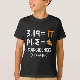 Pi is gelijk aan Pie Funny Wiskunde Pun Pi Day Gif T-shirt